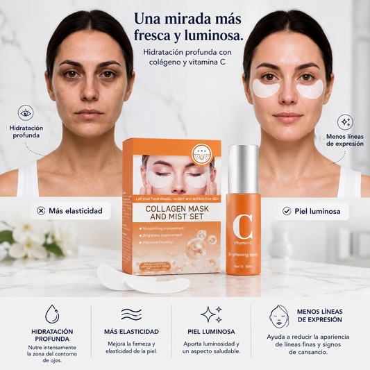 Kit de Colágeno Facial | Hidrata, suaviza y revitaliza tu piel