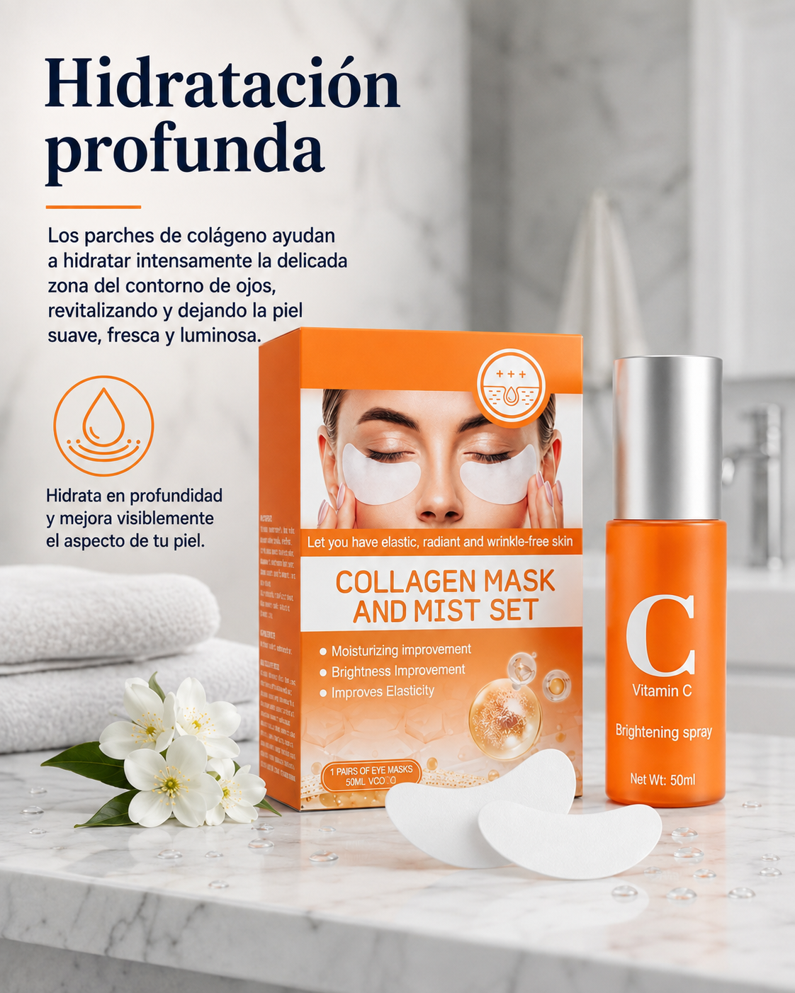 Kit de Colágeno Facial | Hidrata, suaviza y revitaliza tu piel