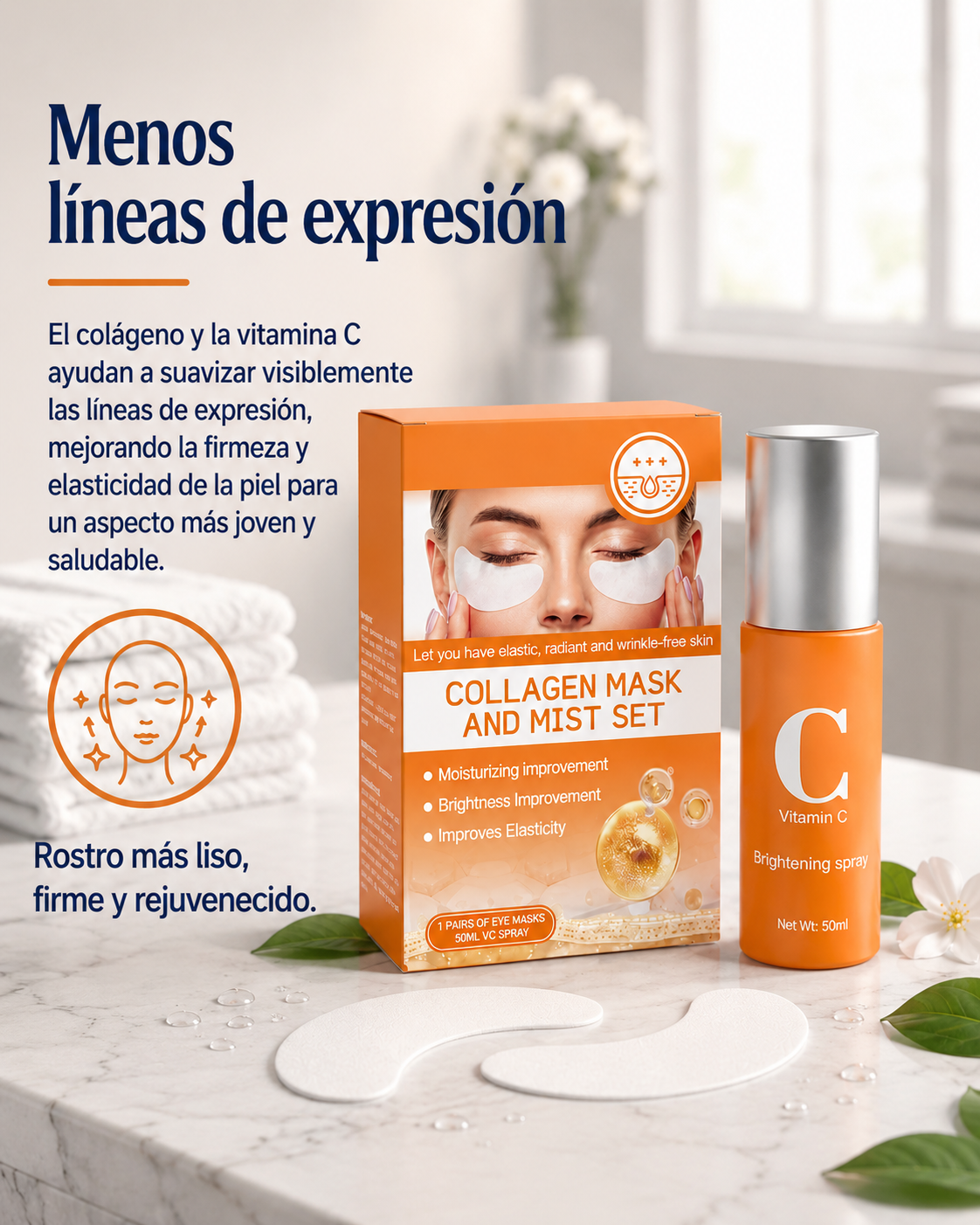 Kit de Colágeno Facial | Hidrata, suaviza y revitaliza tu piel